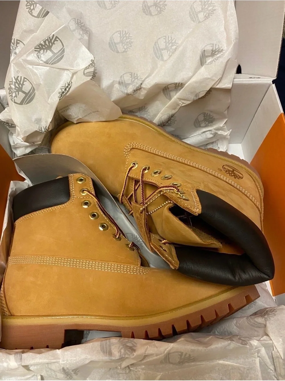 Timberland Men’s Wheat/Tan Work-Style Nubuck Boots